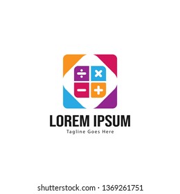 Finance logo template design. Finance logo with modern frame isolated on white background