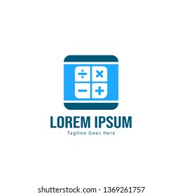 Finance logo template design. Finance logo with modern frame isolated on white background
