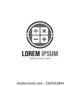Finance logo template design. Finance logo with modern frame isolated on white background