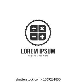 Finance logo template design. Finance logo with modern frame isolated on white background