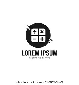 Finance logo template design. Finance logo with modern frame isolated on white background