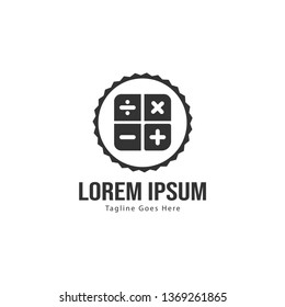 Finance logo template design. Finance logo with modern frame isolated on white background