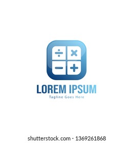 Finance logo template design. Finance logo with modern frame isolated on white background