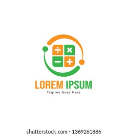 Finance logo template design. Finance logo with modern frame isolated on white background