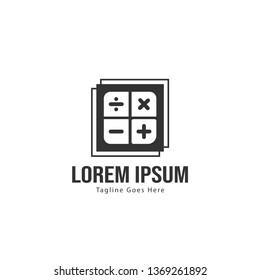 Finance logo template design. Finance logo with modern frame isolated on white background