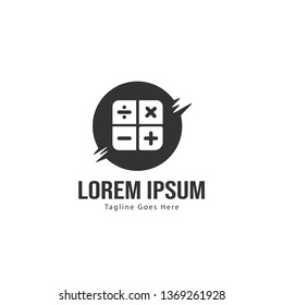 Finance logo template design. Finance logo with modern frame isolated on white background