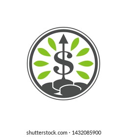 Finance Logo Template Stock Vector