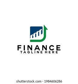 Finance logo template vector. Accounting logo concept.