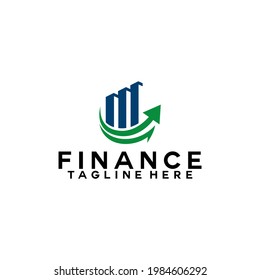 Finance logo template vector. Accounting logo concept.