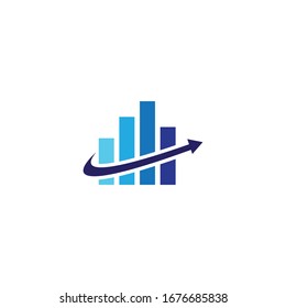 Diseño de icono vectorial de la plantilla del logotipo de finanzas
