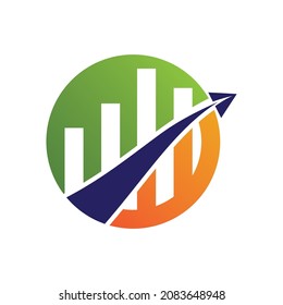 Finance logo template vector icon design
