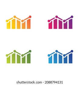 Finance logo template vector icon design