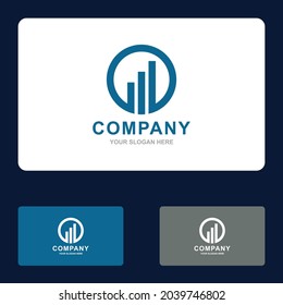 Finance logo templates. accounting logo templates. set of vector charts icon illustration design