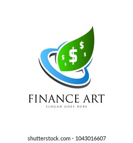 Finance logo vector