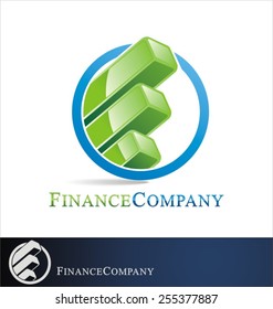 finance logo vector