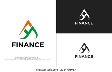 finance logo vector design illustration