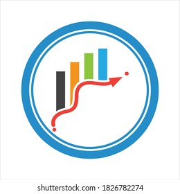 Plantilla de diseño de ilustraciones vectoriales del logotipo financiero - vector