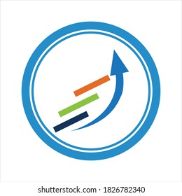 Plantilla de diseño de ilustraciones vectoriales del logotipo financiero - vector