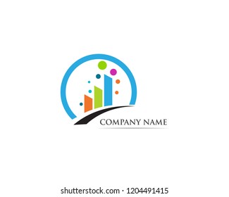Finance logo vector template