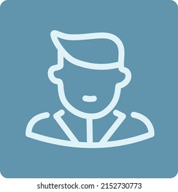Finance man, illustration, vector on a white background.