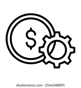 Finance Management Icon Element For Design