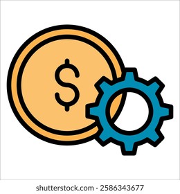 Finance Management Icon Element For Design