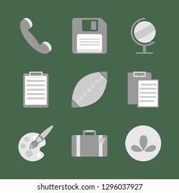 Finance and management. Vector icon set.