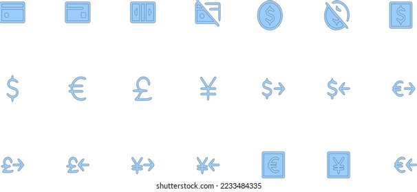Finance. Many beautiful icon finance