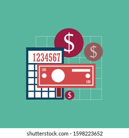 Finance and marketing concept. Finance concept for creative process.