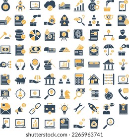 Finance Marketing icons set, Finance Marketing icons pack, Finance Marketing vector icons set, web and SEO icons set, digital marketing , business  finance flat 