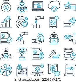 Finance Marketing icons set, Finance Marketing icons pack, Finance Marketing vector icons set, web and SEO icons set, digital marketing , business  finance flat 