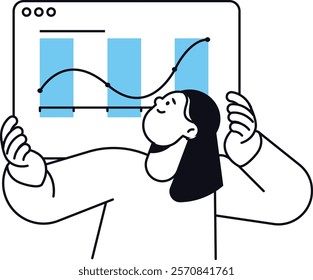 Finance and marketing vector illustration 