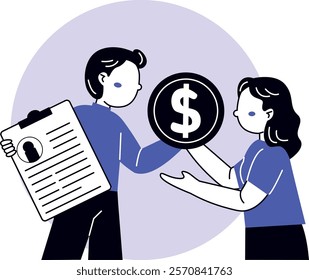 Finance and marketing vector illustration 