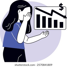 Finance and marketing vector illustration 