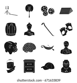 finance, medicine, profession and other web icon in black style.justice, travel, art icons in set collection.