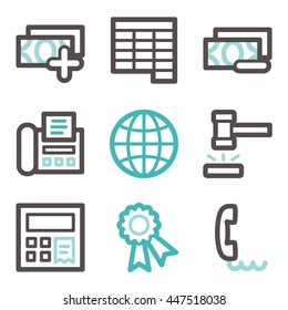 Icono móvil de finanzas, signo web de vector de negocio. Los símbolos gráficos del dinero.