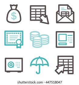 Finance mobile icon, business vector web sign. Money infographics symbols.