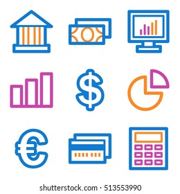 Finance mobile icon, business vector web sign. Money infographics symbols.