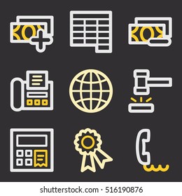 Finance mobile icon, business vector web sign. Money infographics symbols.