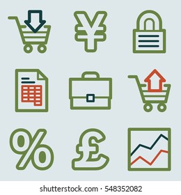 Finance mobile icon, business vector web sign. Money infographics symbols.