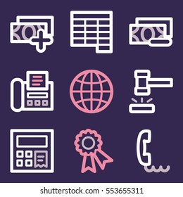 Finance mobile icon, business vector web sign. Money infographics symbols.