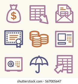 Finance mobile icon, business vector web sign. Money infographics symbols.