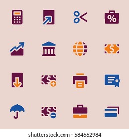 Finance mobile icon, business vector web sign. Money infographics symbols.
