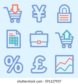 Finance mobile icon, business vector web sign. Money infographics symbols.