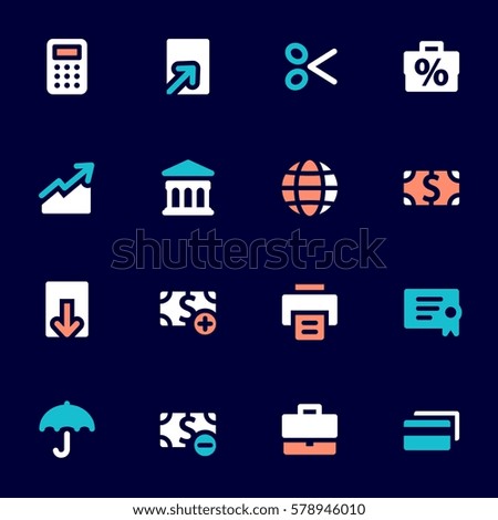Finance mobile icon, business vector web sign. Money infographics symbols.