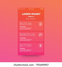 Finance Money App UX UI Design