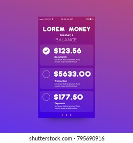 Finance Money App UX UI Design