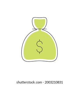 finance money business cash payment currency dollar set exchange credit sign vector bank banking icon symbol growth outline line coin card thin illustration pay investment wealth web design wallet com
