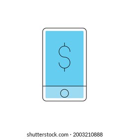 finance money business cash payment currency dollar set exchange credit sign vector bank banking icon symbol growth outline line coin card thin illustration pay investment wealth web design wallet com