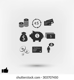 Finance and money icon